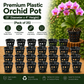 Premium Plastic Orchid Pot, (5" Diameter x 4" Height)