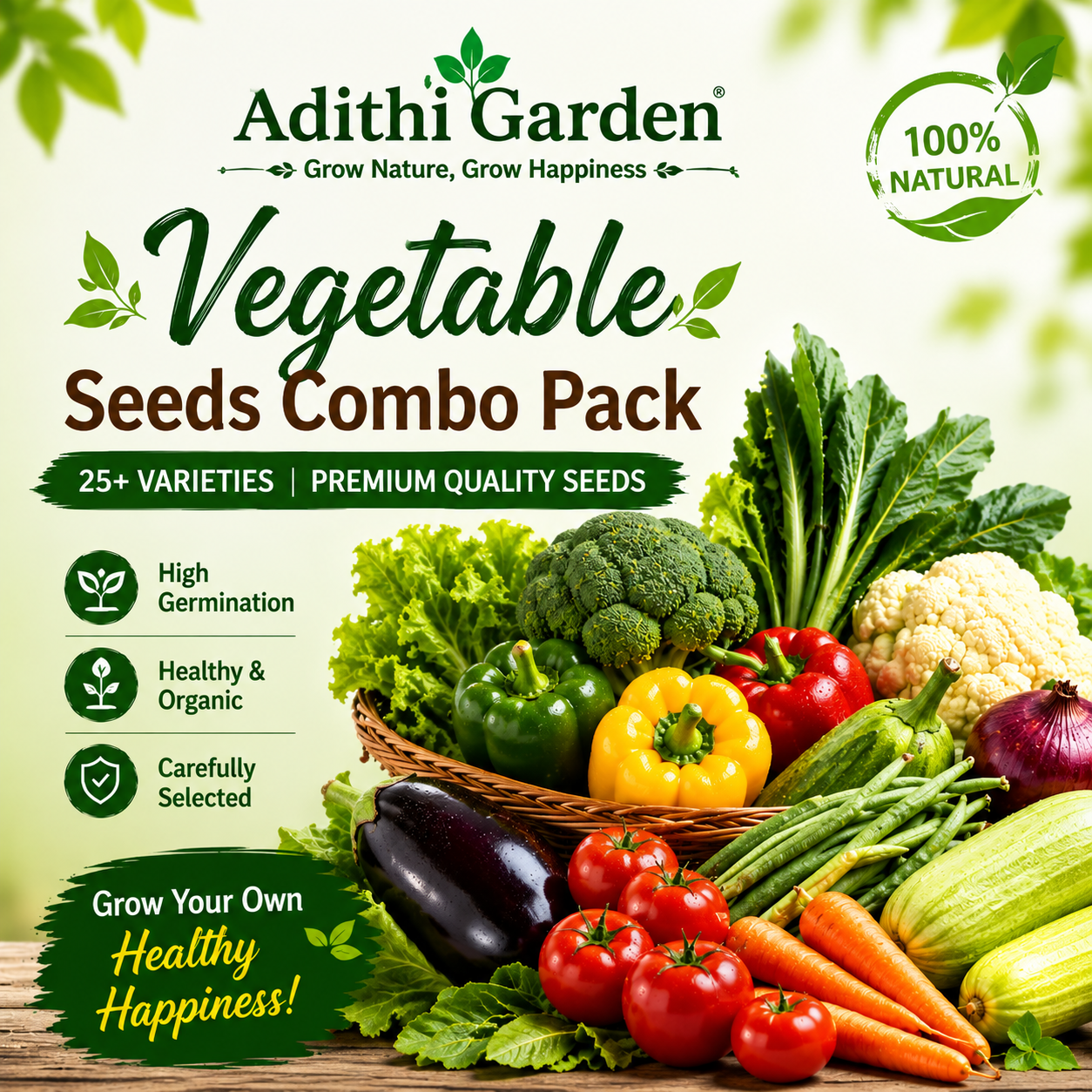 Vegetable Seeds Combo
