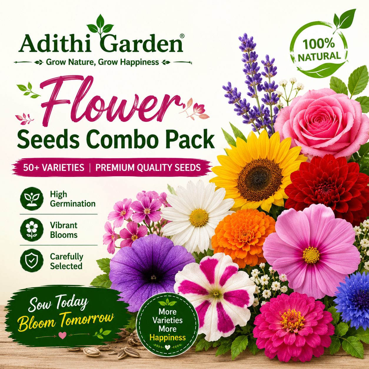 Flower Seeds Combo